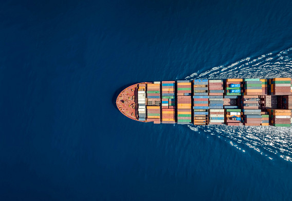 Ship from above